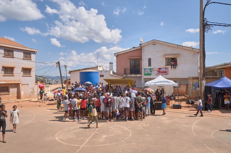 Animations communautaires - Tournoi Basket - Madagascar