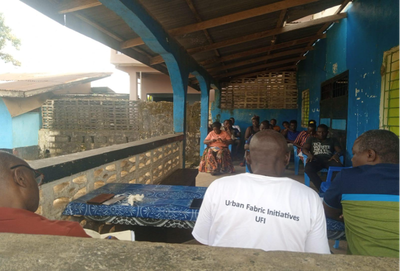 One of UFI Monrovia Team’s Engagement meeting with Shoe Factory CMB.