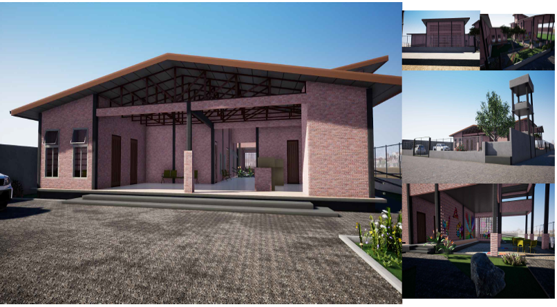 Futur site du Community Corner de Woodcamp – Crédit : UFI-Monrovia